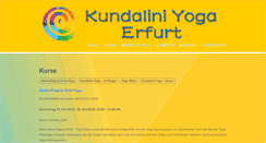 Desktop Screenshot of kundalini-yoga-erfurt.de
