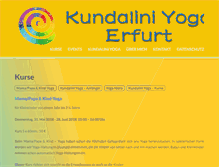 Tablet Screenshot of kundalini-yoga-erfurt.de